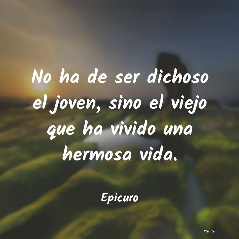 Frases de Epicuro