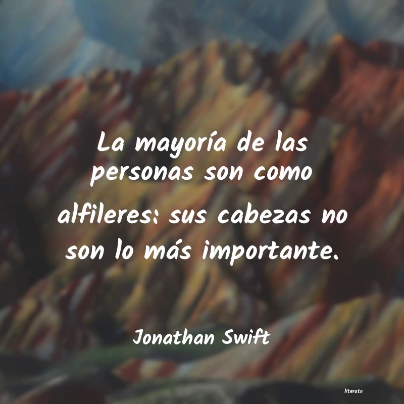 Frases de Jonathan Swift