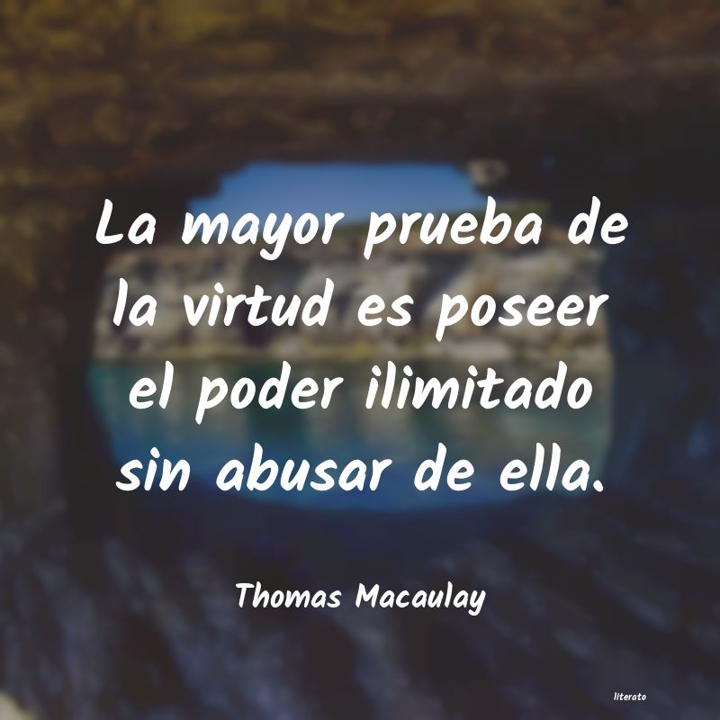 Frases de Thomas Macaulay