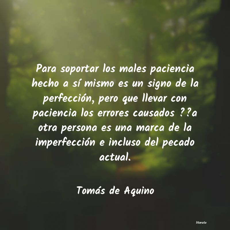 Frases de Tomás de Aquino