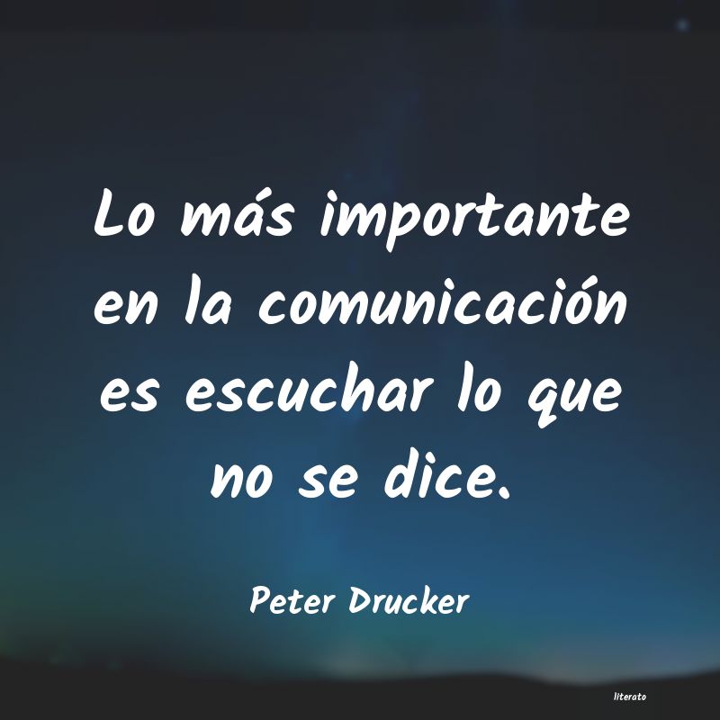 frases de Peter Drucker