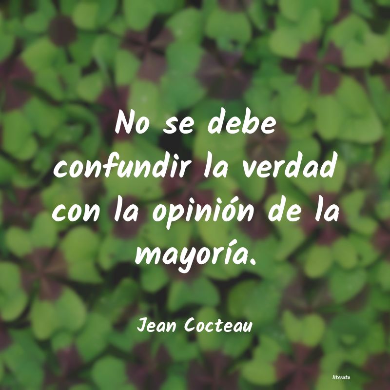 frases de Jean Cocteau