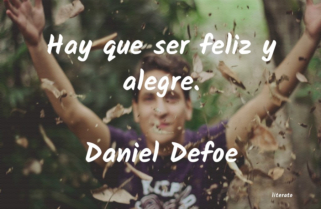 frases de Daniel Defoe