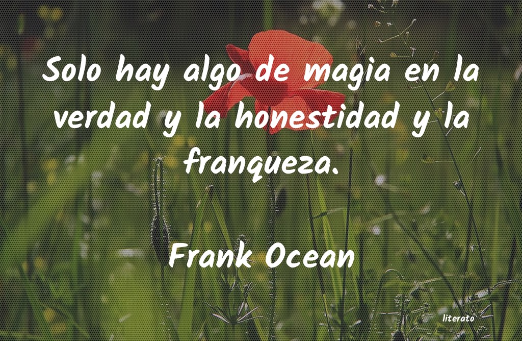 Frases de Frank Ocean