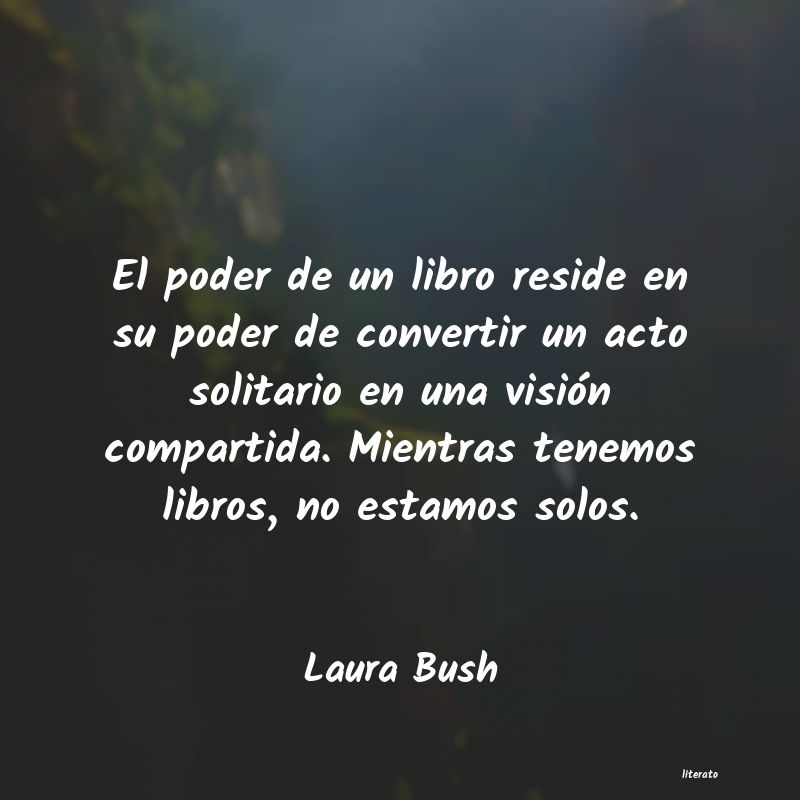 frases de Laura Bush