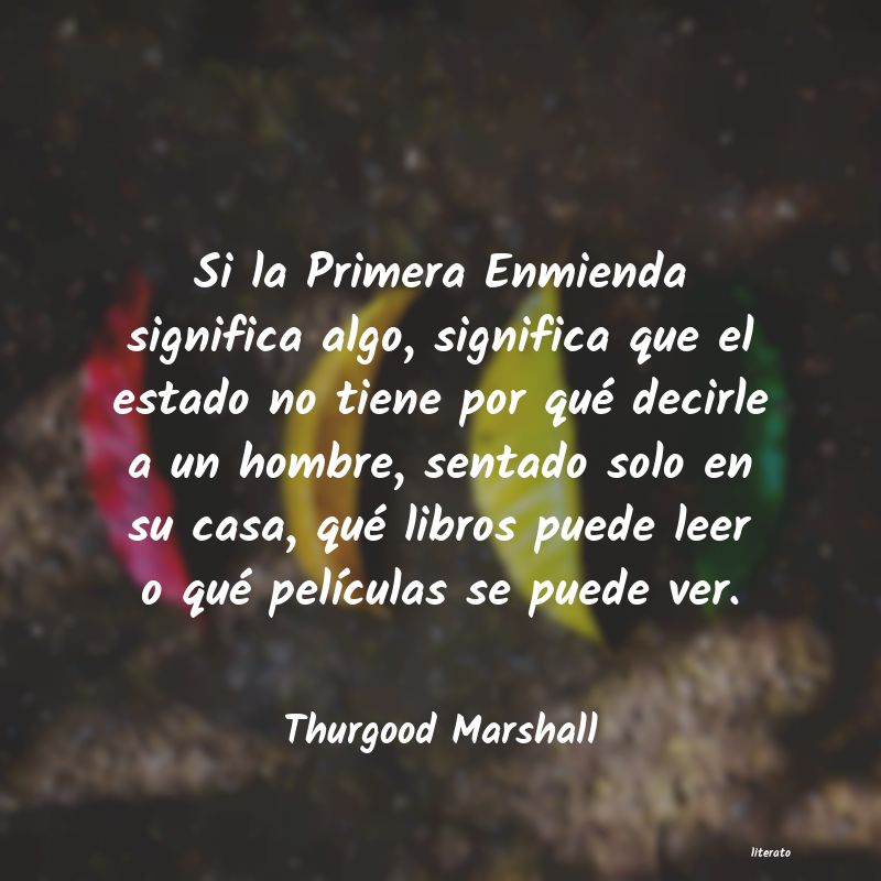 frases de Thurgood Marshall