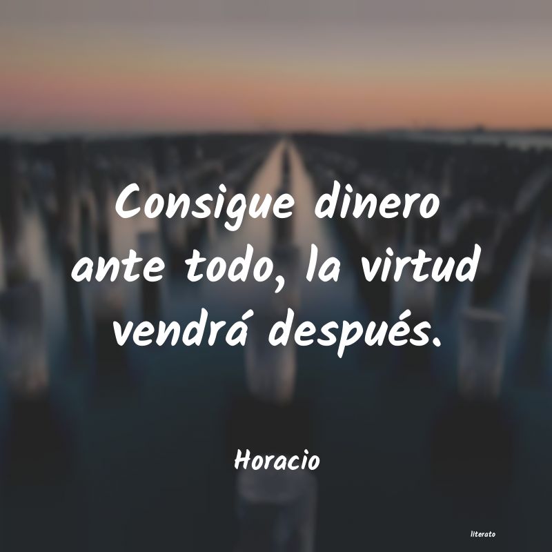frases de Horacio