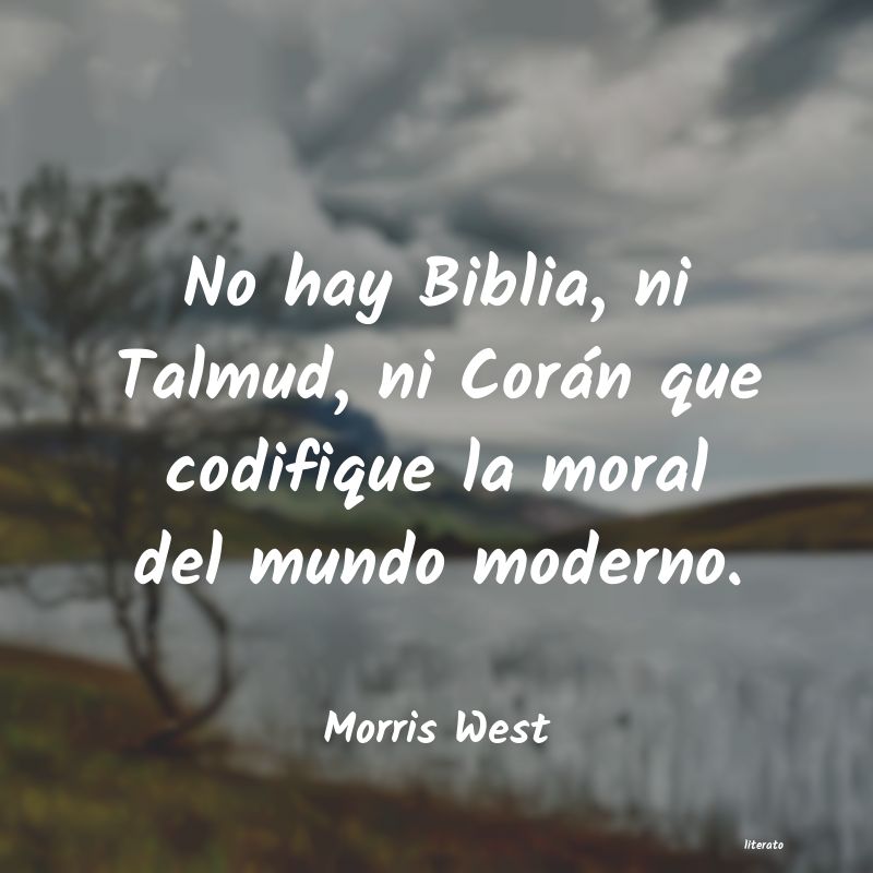 frases de Morris West