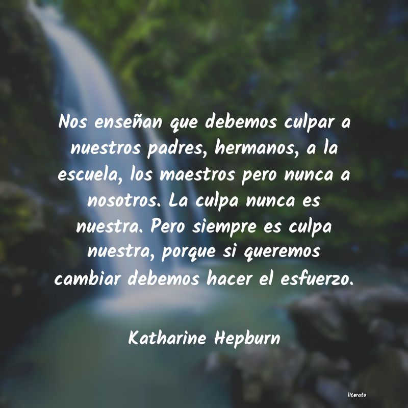 Frases de Katharine Hepburn