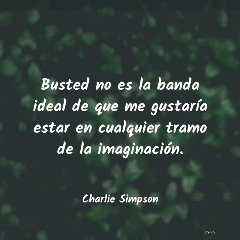 Frases de Charlie Simpson