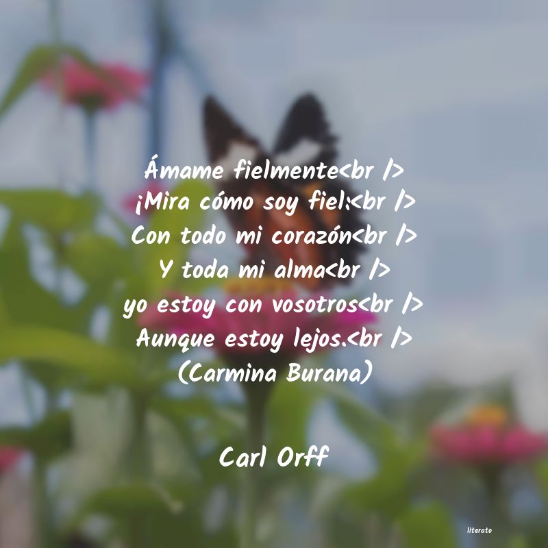 Frases de Carl Orff