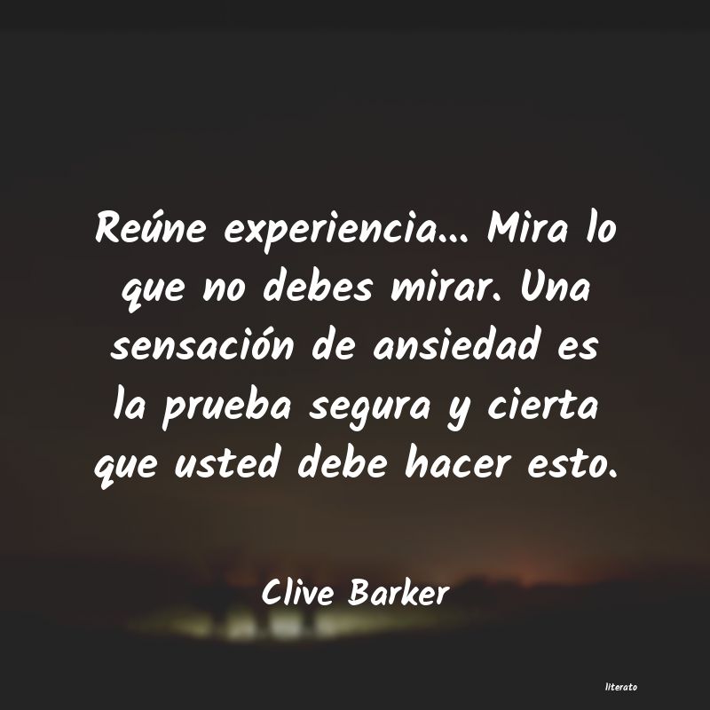 frases de Clive Barker