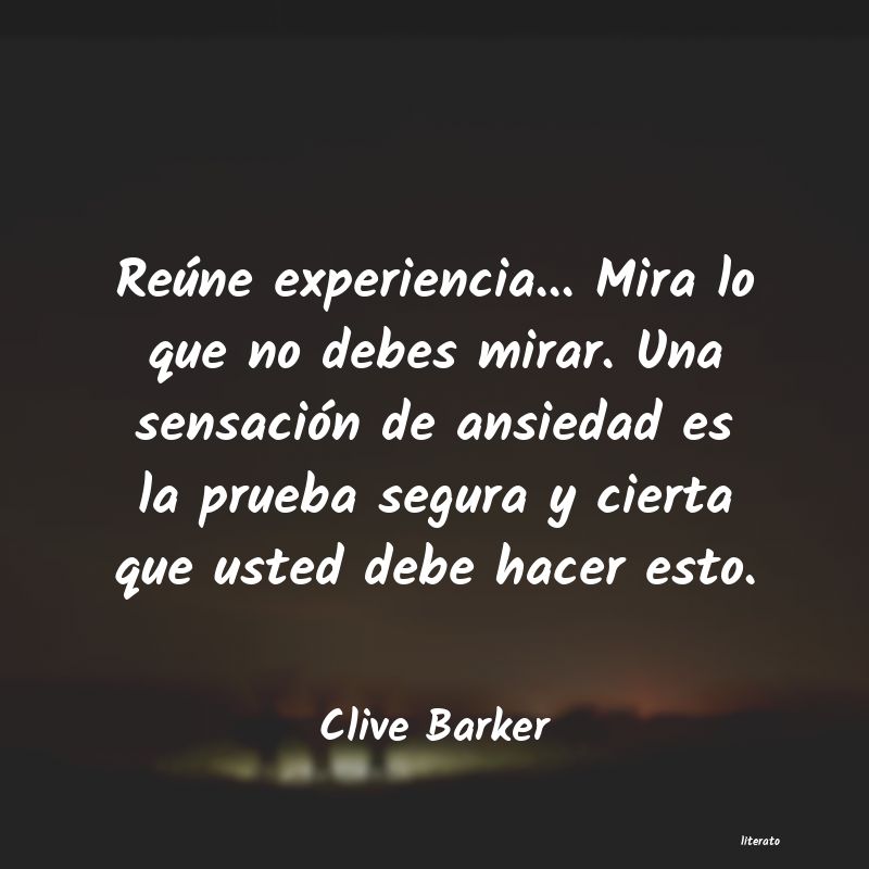 Frases de Clive Barker