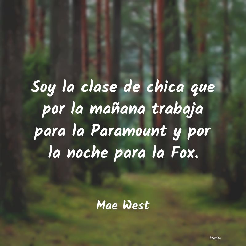 Frases de Mae West