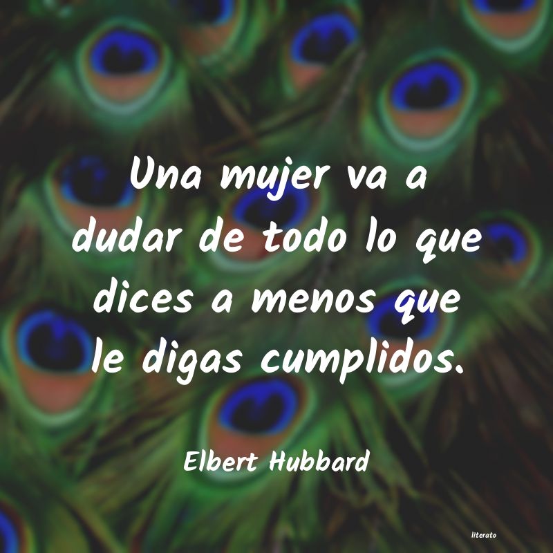 frases de Elbert Hubbard
