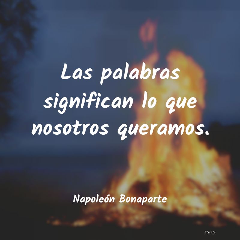 frases de Napoleón Bonaparte