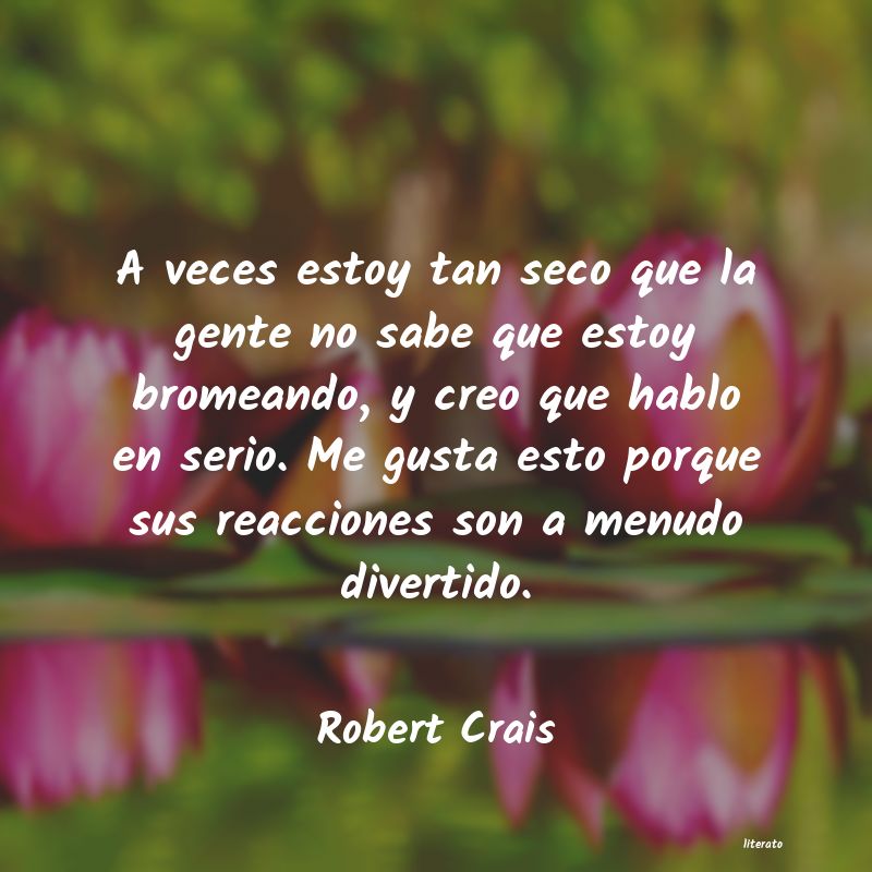 Frases de Robert Crais