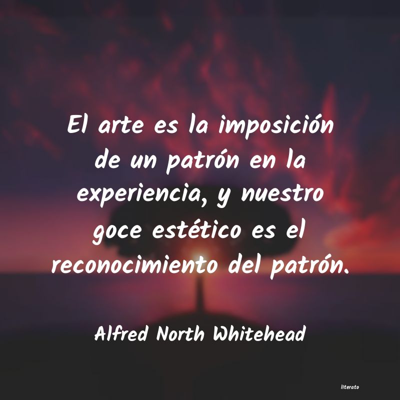 Frases de Alfred North Whitehead