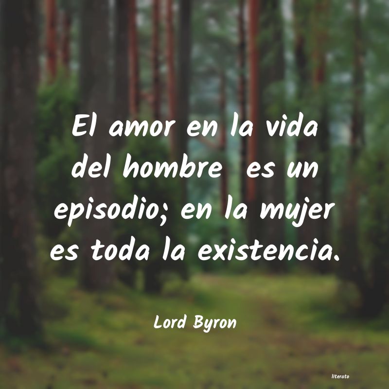 Frases de Lord Byron