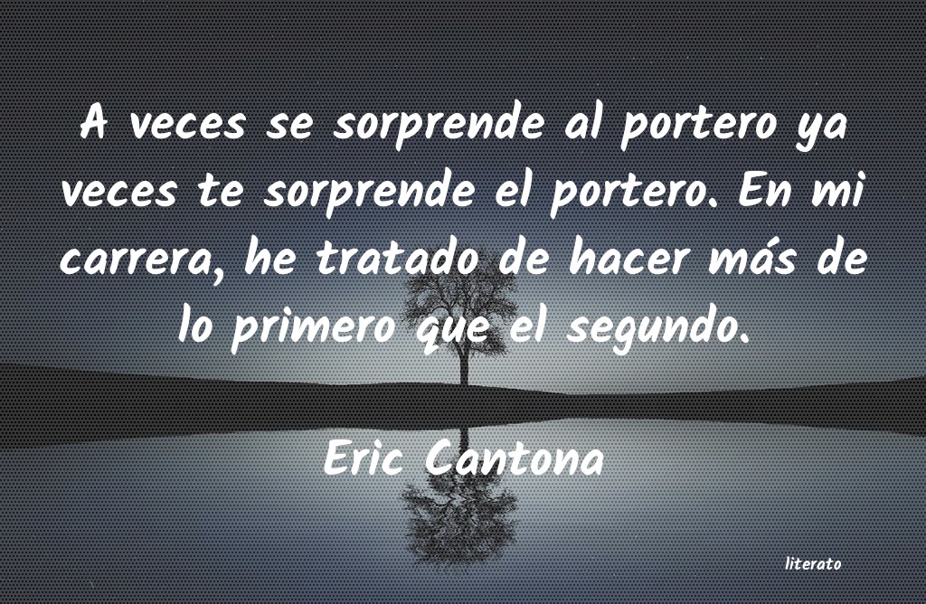 frases de Eric Cantona