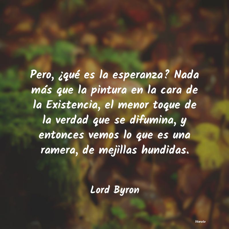 frases de Lord Byron