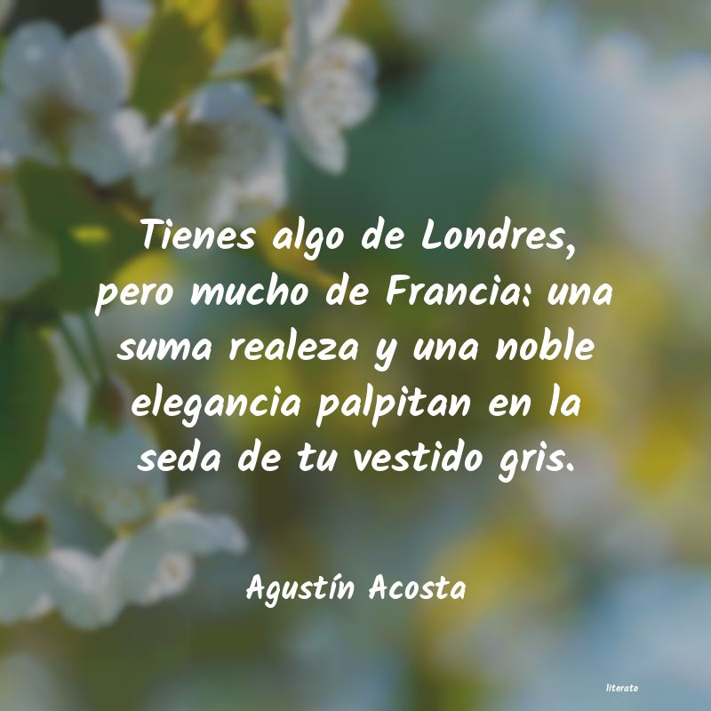 Frases de Agustín Acosta