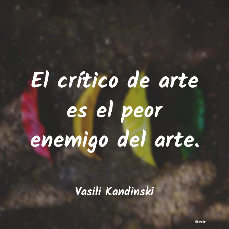 Frases de Vasili Kandinski