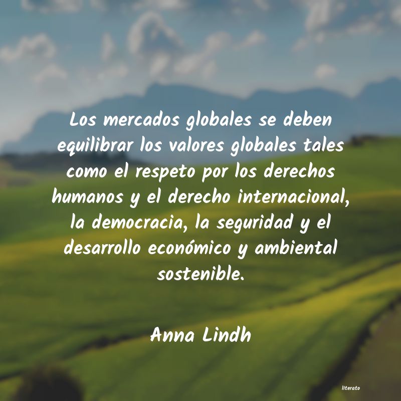 Frases de Anna Lindh