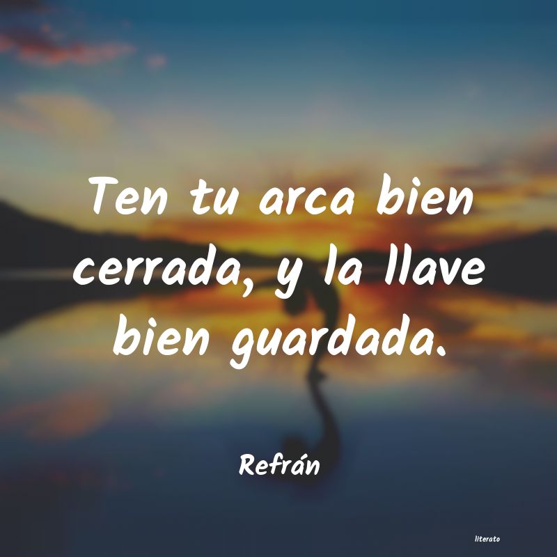 frases de Refrán