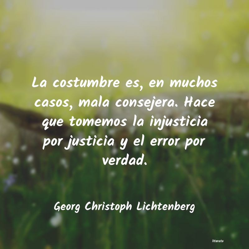 Frases de Georg Christoph Lichtenberg