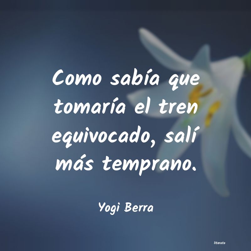 Frases de Yogi Berra