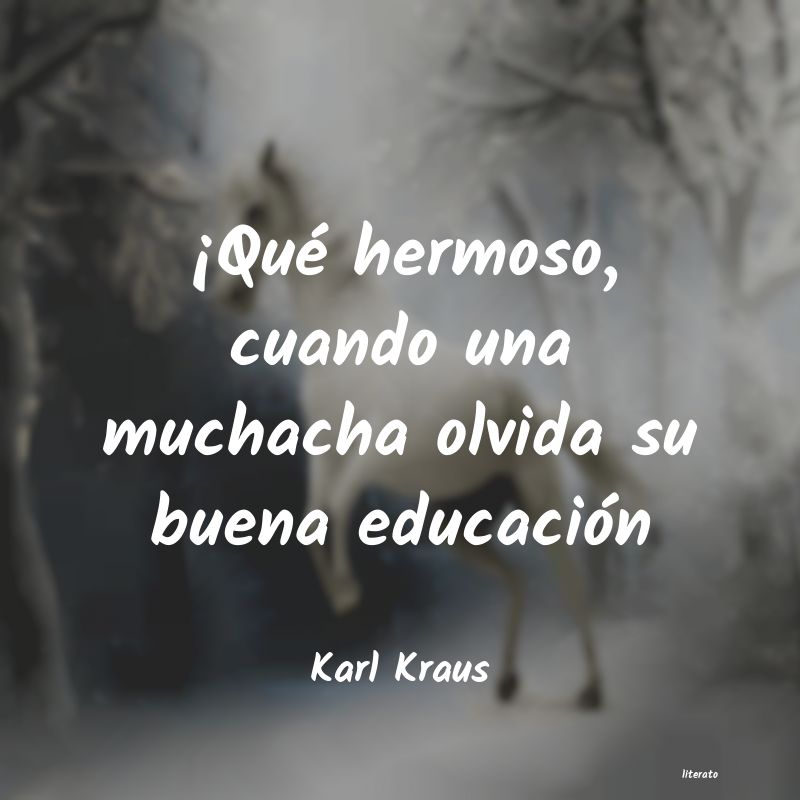 Frases de Karl Kraus