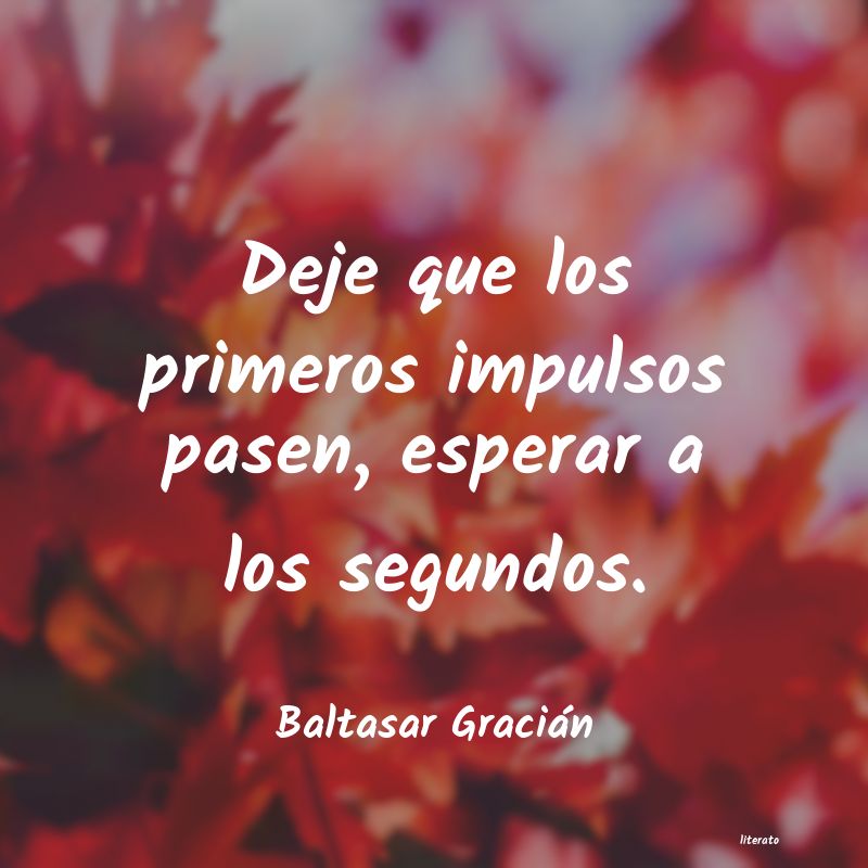 Frases de Baltasar Gracián