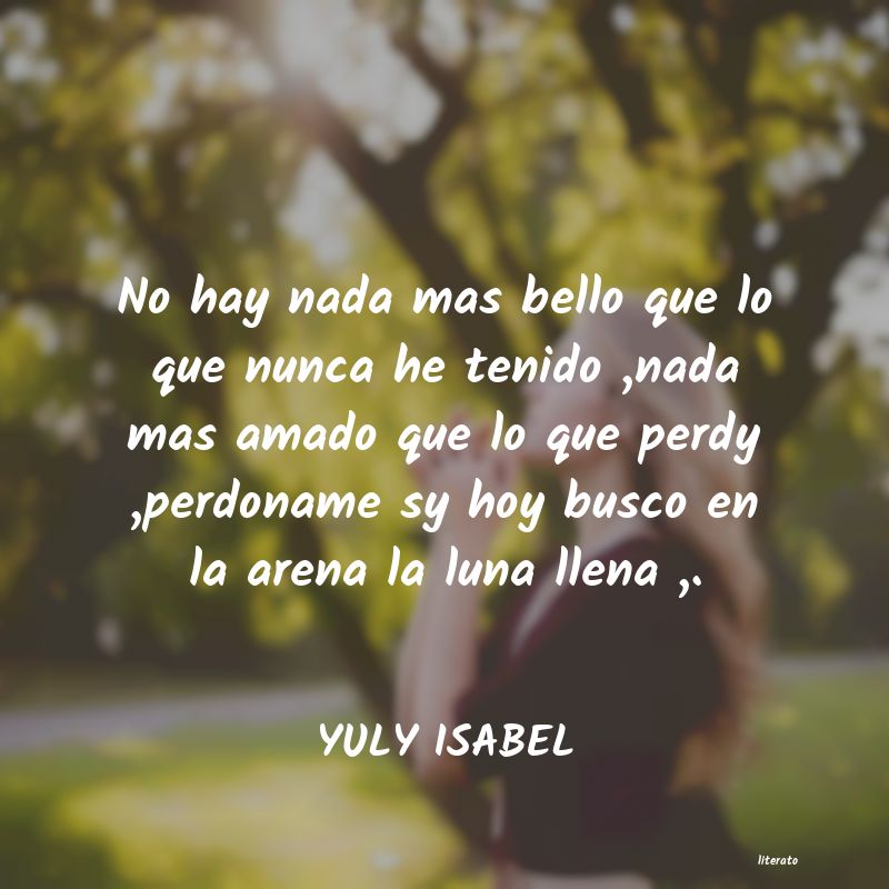 Frases de YULY ISABEL