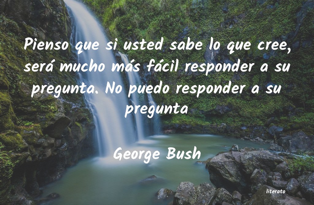 frases de George Bush