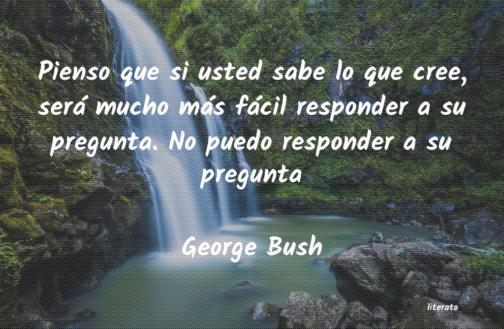 Frases de George Bush