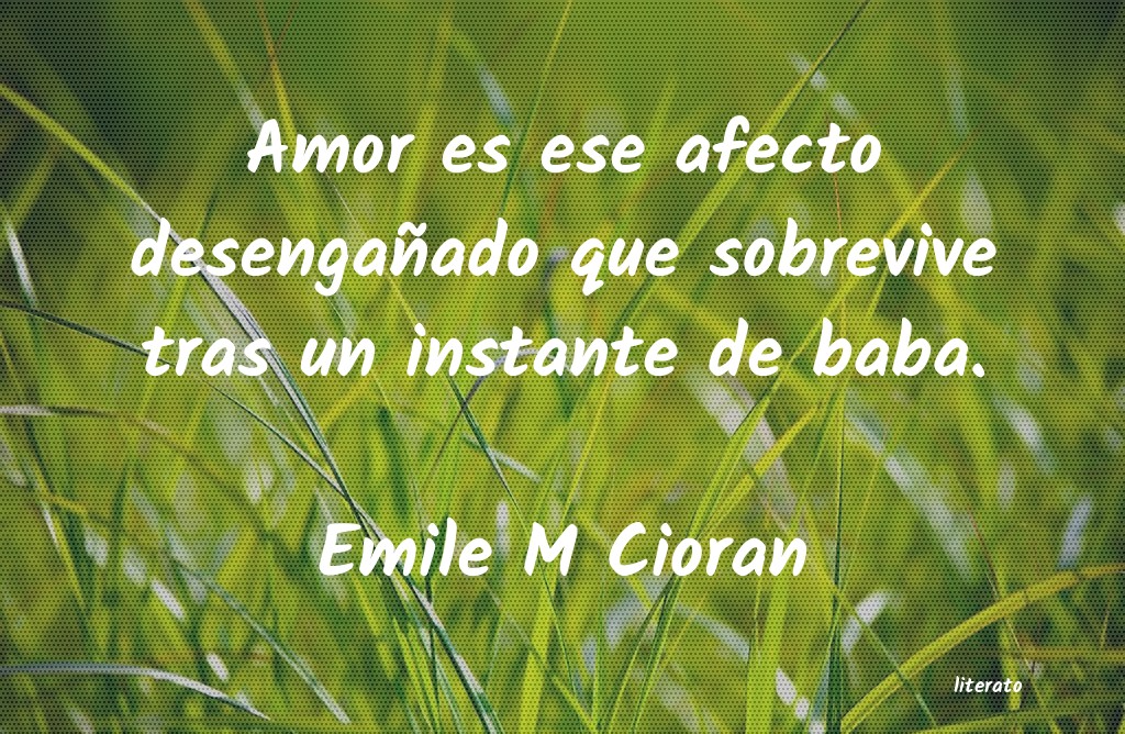 cioran y el amor