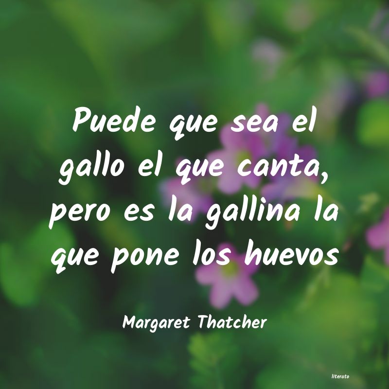 frases de Margaret Thatcher
