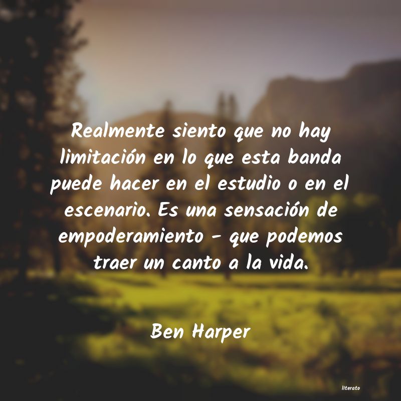 Frases de Ben Harper