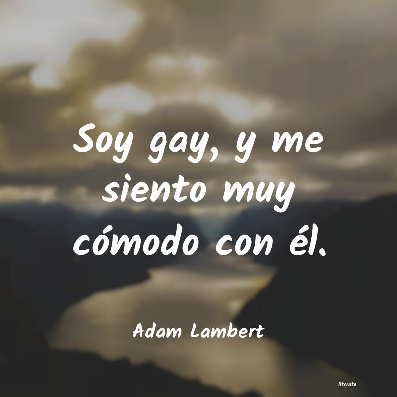 Frases de Adam Lambert