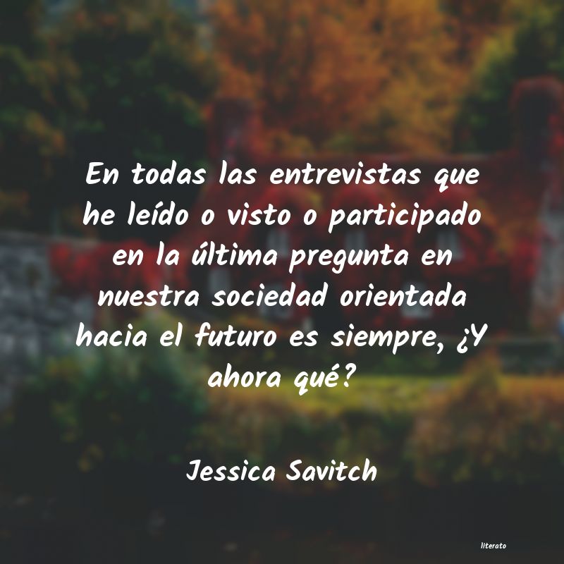 frases de Jessica Savitch
