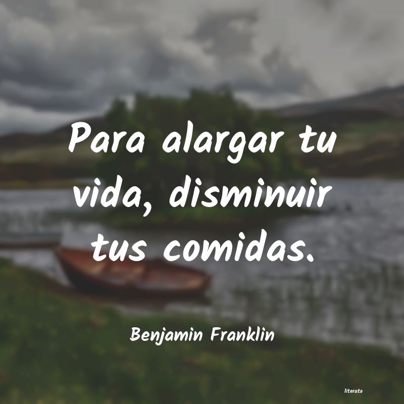 Frases de Benjamin Franklin