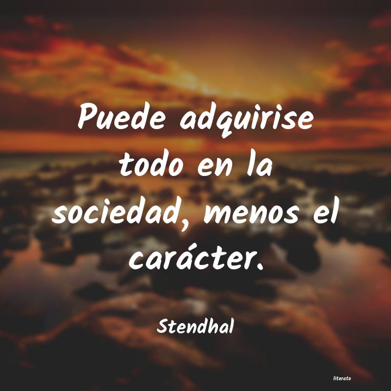 Frases de Stendhal