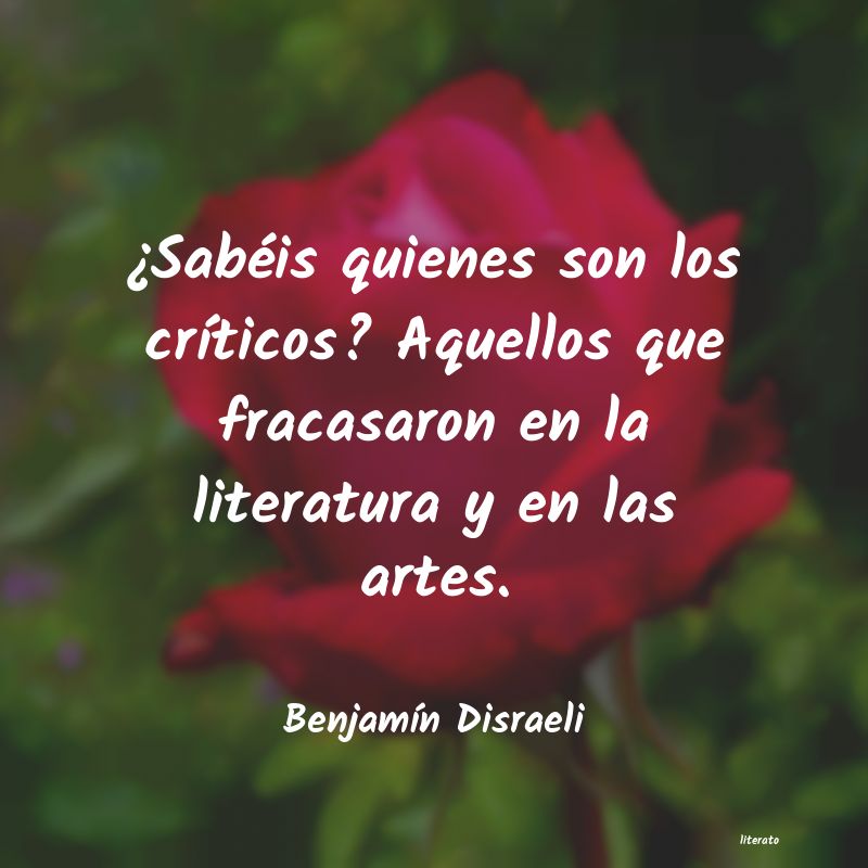 Frases de Benjamín Disraeli