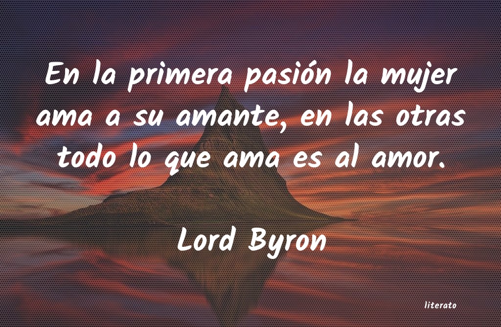 frases de Lord Byron