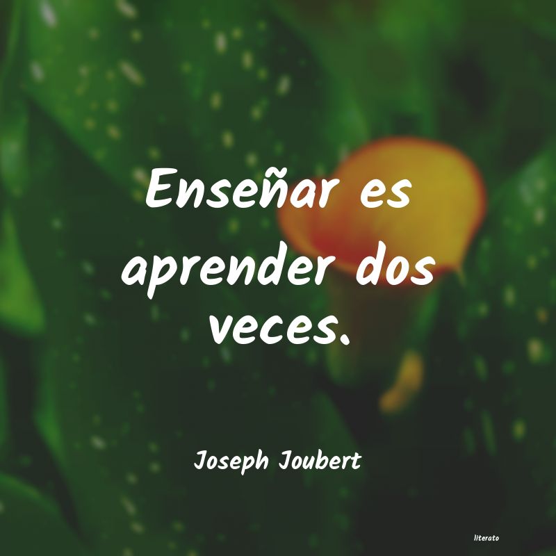 Frases de Joseph Joubert