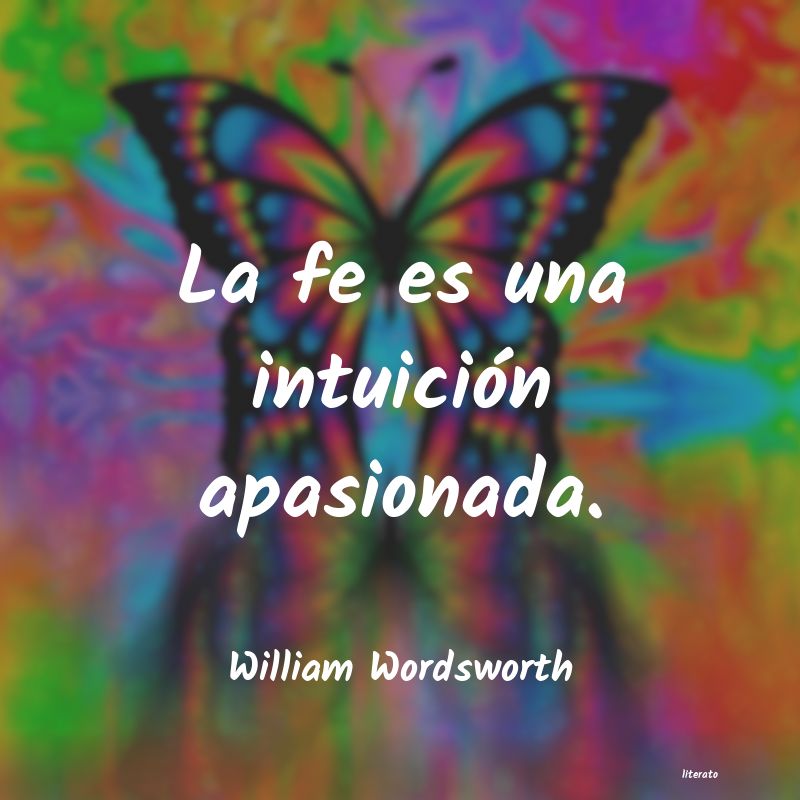 Frases de William Wordsworth