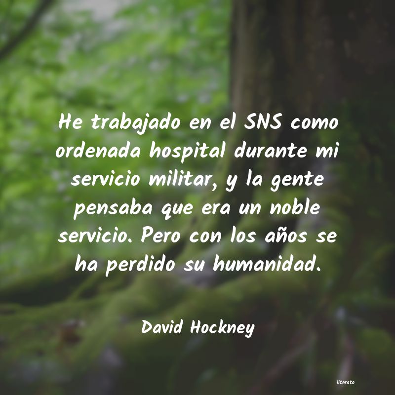 Frases de David Hockney