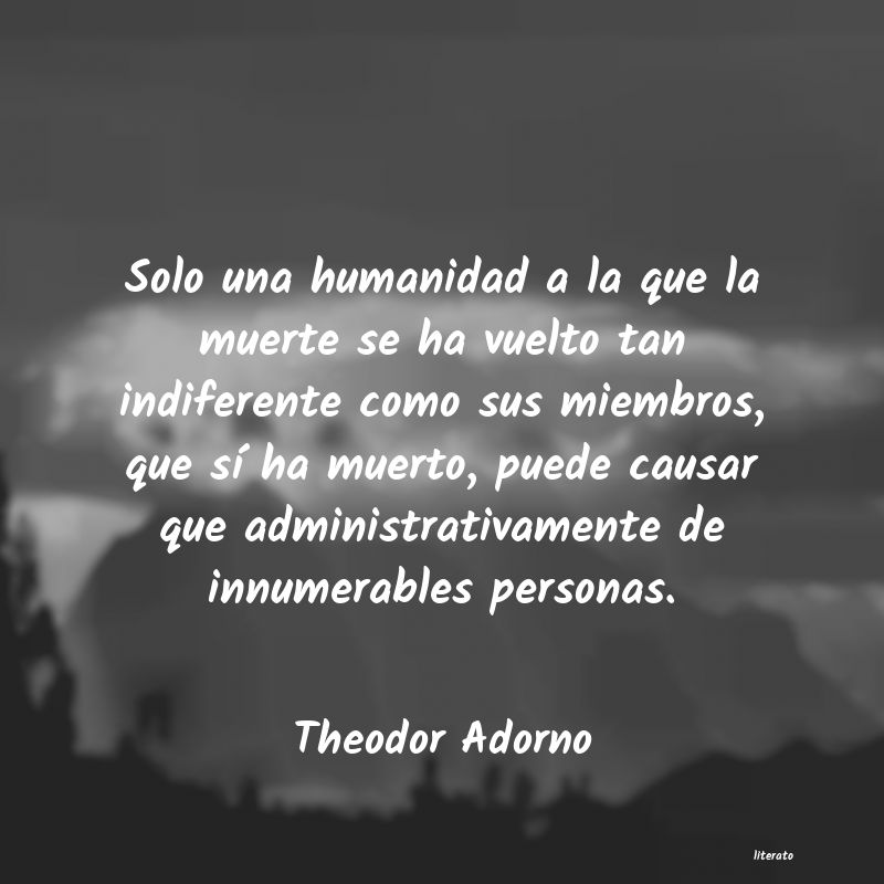 Frases de Theodor Adorno