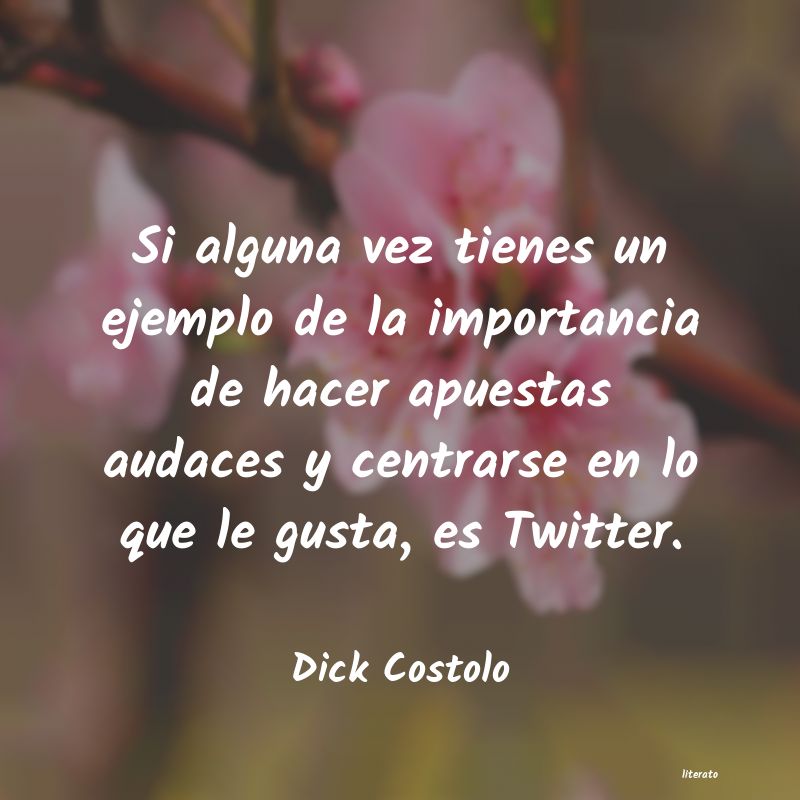 frases de Dick Costolo
